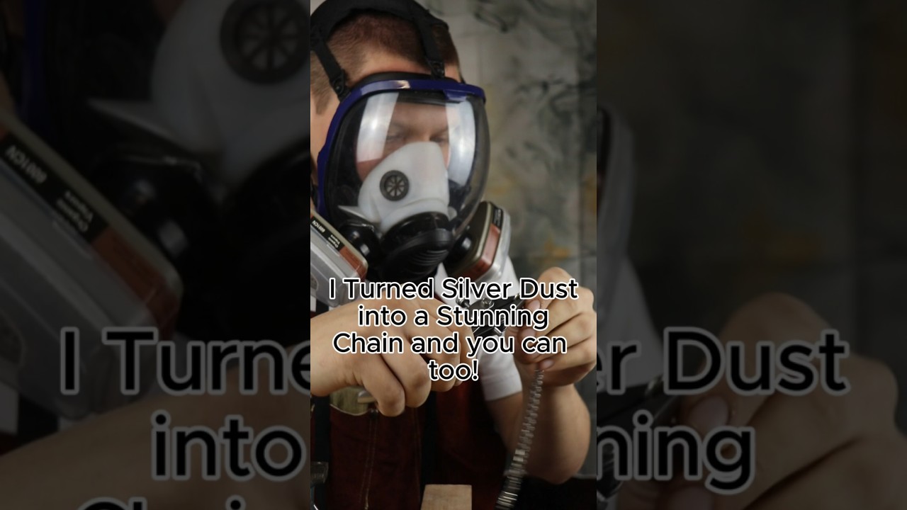 I Turned SILVER DUST into a Stunning Chain and you can too! 