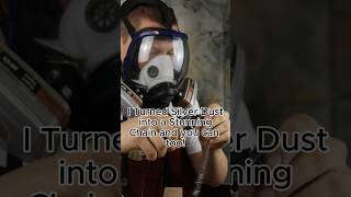 I Turned SILVER DUST into a Stunning Chain and you can too! #jewelry #silver #Bracelet #chain