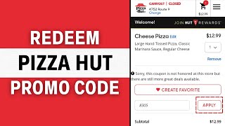 How To Redeem Pizza Hut Promo Code 2024 FULL GUIDE