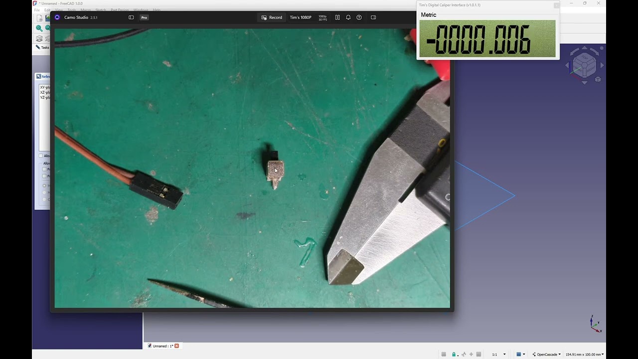 Tim Drawing with FreeCAD [Small SPDT Slide Switch]