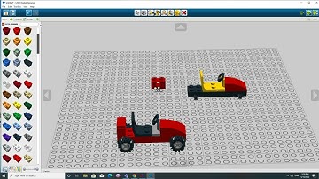 LEGO Digital Designer: Simple Race Car