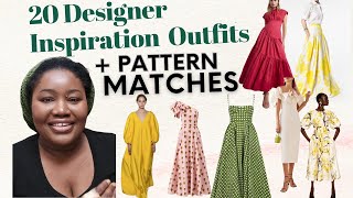 20 Designer Outfits Plus Matching Pattern |. Sew The Look