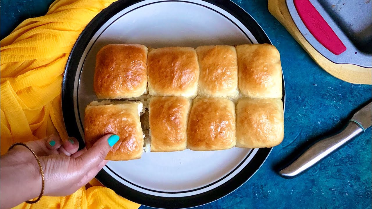 Pav Recipe Eggless Pav Bread Ladi Pav Homemade Pav Buns