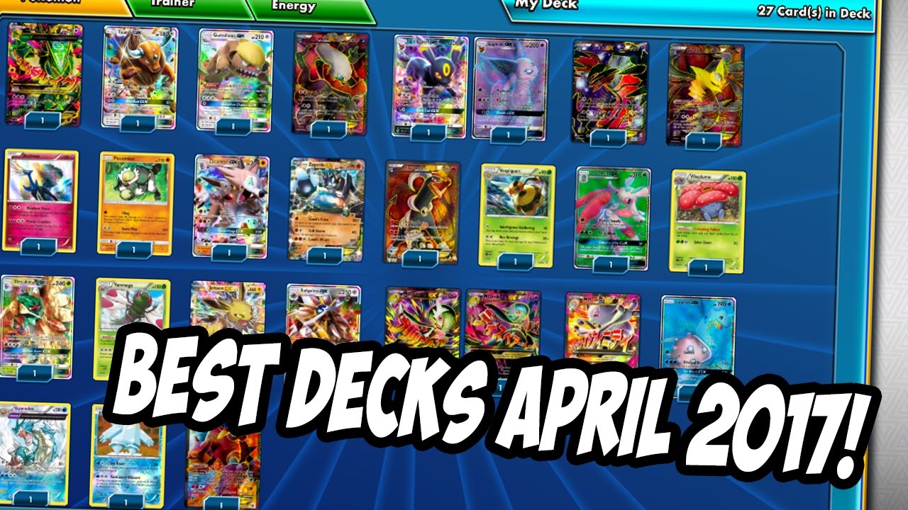 PTCG BEST DECKS STANDARD FORMAT APRIL 2017!!