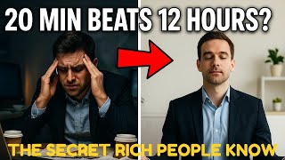 20 Minutes Beats 12 Hours? The Secret Rich People Know #focus #productivity