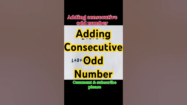 Additing consecutive odd number/#shorts #maths #youtubeshorts #shortsfeed #viral#ytshorts #mathhacks