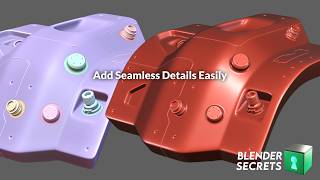 Easily Add Details to a Surface without Connecting them or using Booleans - Blender Secrets