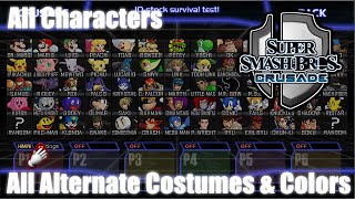 Super Smash Bros Crusade All Characters Update 