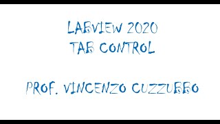 LabVIEW 2020 - 11 - Tab Control Wealth