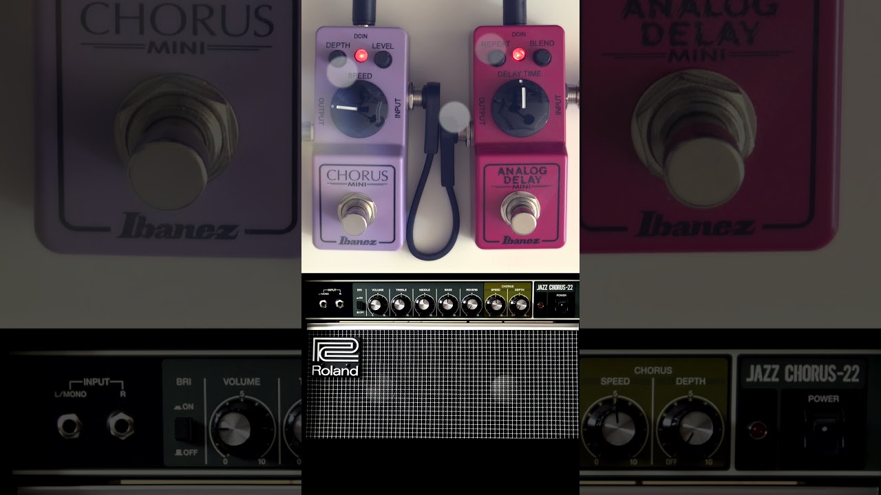 Ibanez Mini Analog Chorus and Delay 1 of 7 - YouTube