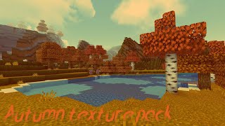 Autumn texture pack!! | MCPE | (Bedrock edition)