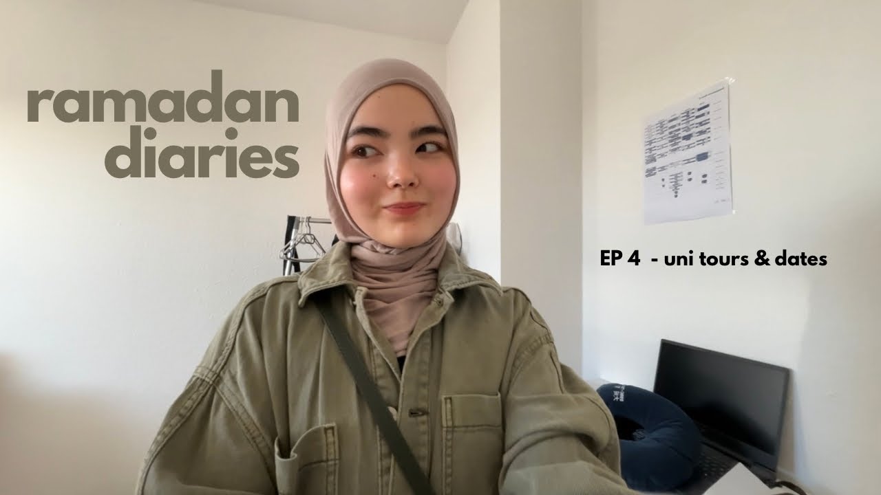 ramadan diaries episode 4 | project week, uni library, iftar date