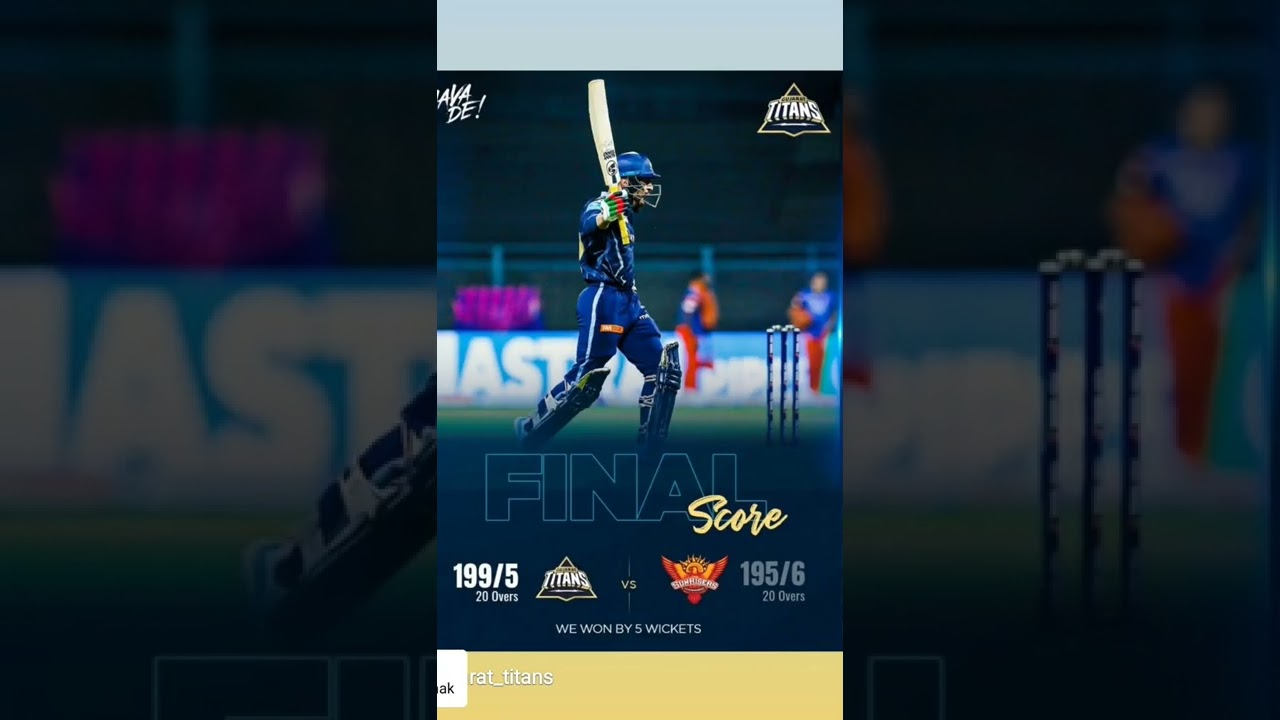 Gujarat Titans vs Sunrisers Hyderabad full match Highlights | GT vs SRH | 40वा मैच कौन जीता!IPL 2022