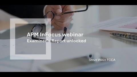 APM InFocus (M25): Examiner