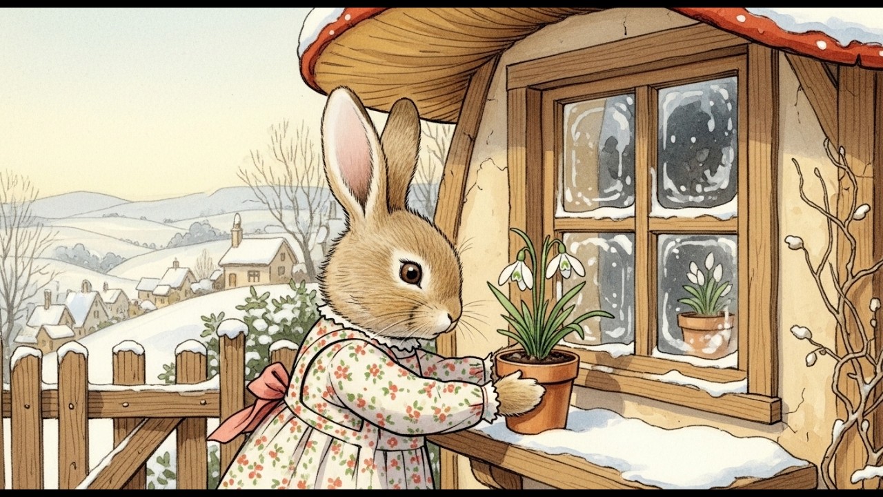 Snowy Days & Little Joys ❄️ | Gentle Storybook Winter Music for Sleep, Relaxation, Study & Peaceful