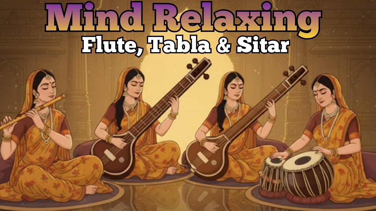 Relax Your Mind – Soothing Hindustani Classical Music🌺