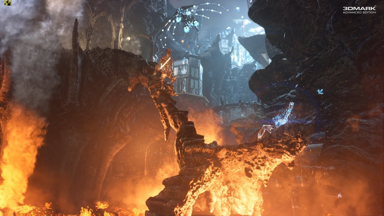 Тест в 3DMark моего ПК (Тест №5 - Fire Strike)