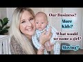 GET READY WITH ME... AND A NEWBORN | ANSWERING YOUR PERSONAL QUESTIONS!!