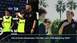 Villa & Sinclair Masterclass | 49th Team | FIFA World Cup 2026™
One chance. One finish.
#David Villa and #Christine Sinclair train the 49th Team to win the 1v1 moment.
Join the family
Kia Instagram: https://www.instagram.com/kiaaustralia/
Kia Facebook: https://www.facebook.com/KiaAustralia
Kia Twitter: https://twitter.com/kiaaustralia Villa & Sinclair Masterclass | 49th Team | FIFA World Cup 2026™
