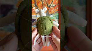 Day 10/31: sewing tiny costumes every day — turtle