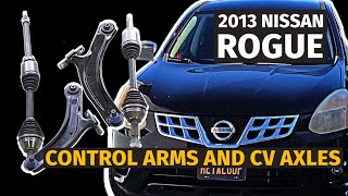 FULL Guide! 2008-2013 Nissan Rogue AWD Front Control Arms and CV Axles