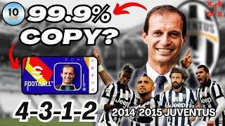 I Cloned Allegris 1415 Juventus Tactics In Efootball Reliving The Glory Ep.10