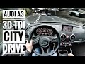 Audi A3 Sedan 30 TDI (2019) | POV City Drive