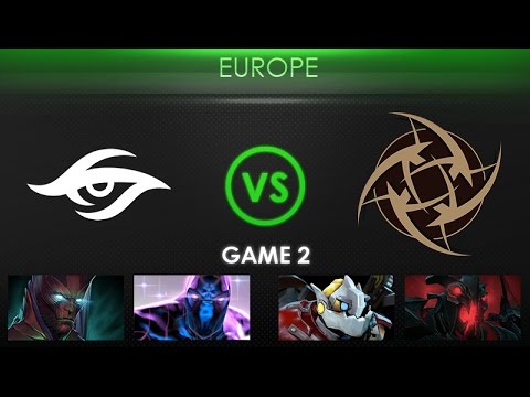 Team Secret vs NiP Game 2 - Kiev Major Europe Qualifier: Playoffs - @TobiWanDOTA @MerliniDota