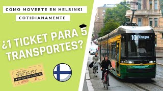 TRANSPORTE FINLANDIA | CÓMO MOVILIZARTE POR HELSINKI CON UN TICKET 📍🇫🇮