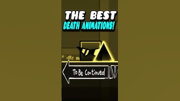 The BEST Death Animations in Geometry Dash!  #geometrydash #shorts  #gaming