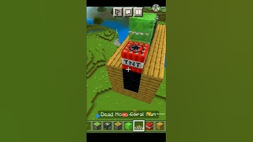 TNT DUPER IN MINECRAFT POCKET EDITION. #MINECRAFT#BUILD