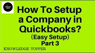 QuickBooks 2019 Training Tutorial Part 3: How to Setup Your Company File in QuickBooks screenshot 3