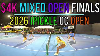 $4K Mixed Open Finals Emery(6.0)/Chew(5.5) vs Dawson(6.0)/Tauber(5.3) | iPickle OC Open