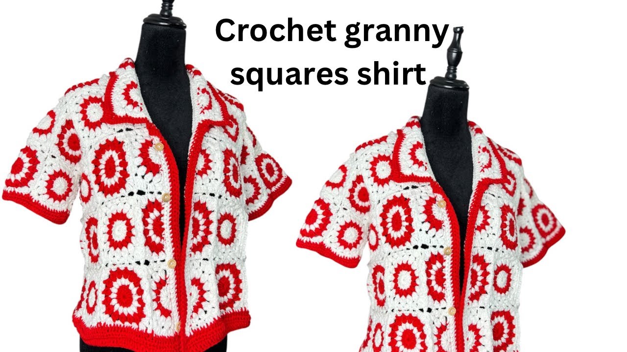 Crochet Granny Square Top || Final Part || step by step