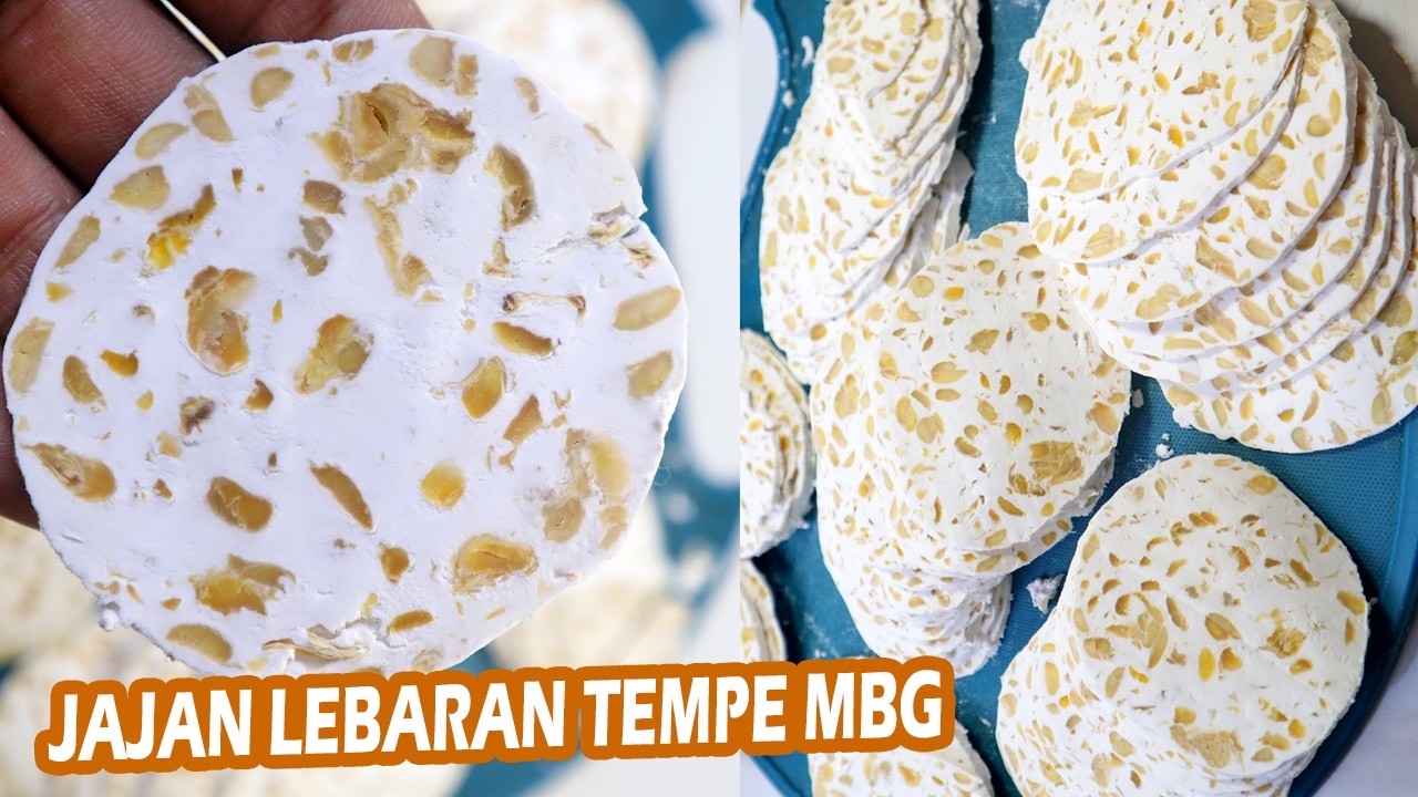 RESEP MUDAH CARA MEMBUAT JAJANAN LEBARAN TEMPE MBG DIRUMAH