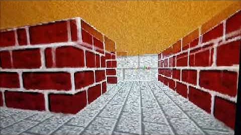 Windows 3D Maze Doom