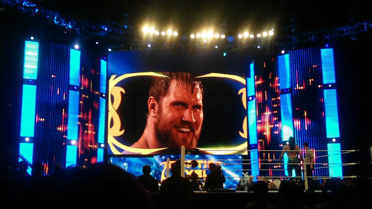 Curtis Axel Entrance WWE Raw Anaheim