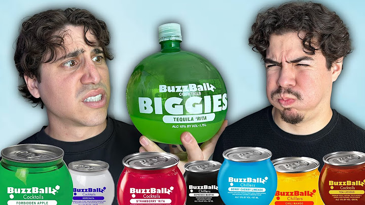 We Tried Every BuzzBall Flavor