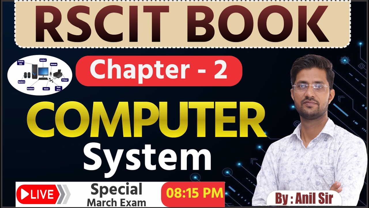 RSCIT Book Lesson- 2 (Computer System) in Hindi Full Explained | Rscit ...