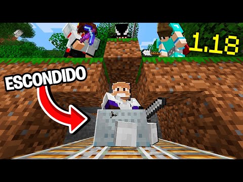 ENGANEI MEUS AMIGOS COM O TREM SUBTERRÂNEO NO MINECRAFT 1.18 - 12 Creative Squad II