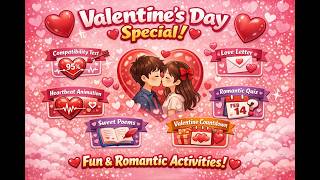 Valentine’s Day Special Python Project 💖 | Love Calculator, Quiz & Animation | Tkinter GUI screenshot 4