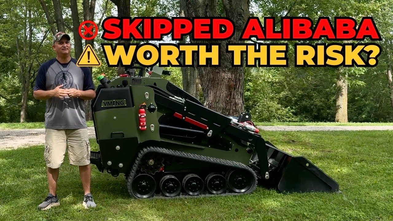 I Skipped Alibaba to Buy a Chinese Mini Skid Steer (VMENG 580T Pro) — Worth It?