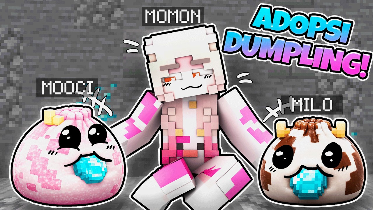 MOMON ADOPSI DUMPLING MOOCI & MILO YANG SANGAT IMUT BANGET !!