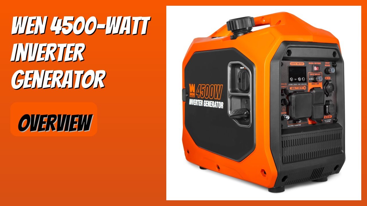 REVIEW (2026): WEN 4500-Watt Inverter Generator. Features - YouTube