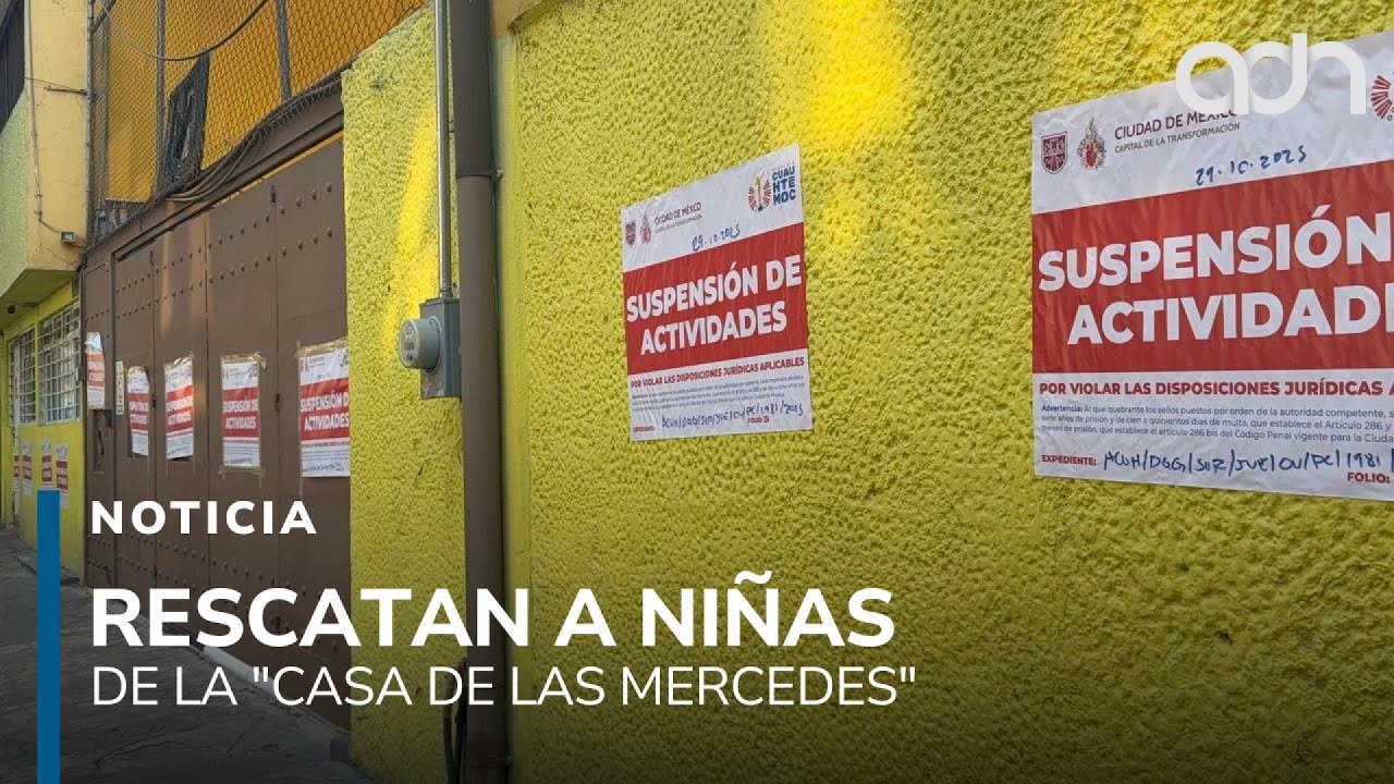 Rescatan a niñas de la 