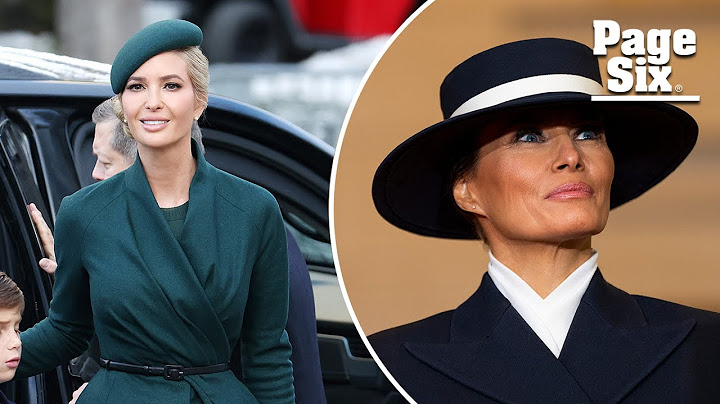 Here’s what inspired Melania and Ivanka Trump’s Inauguration Day fashion
