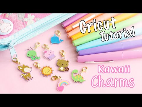 DIY Kawaii Shrink Plastic Charms Tutorial - Super Cute Kawaii!!