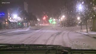 Wintry blast hits Northeast Ohio: 4:30 a.m. weather updates and road conditions