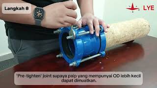 LYE Flexible Joints, Universal Coupling - Method of Installation