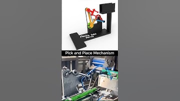 Pick and Place Mechanism with Linkage System | 3D Animation & Working Principle  #technology